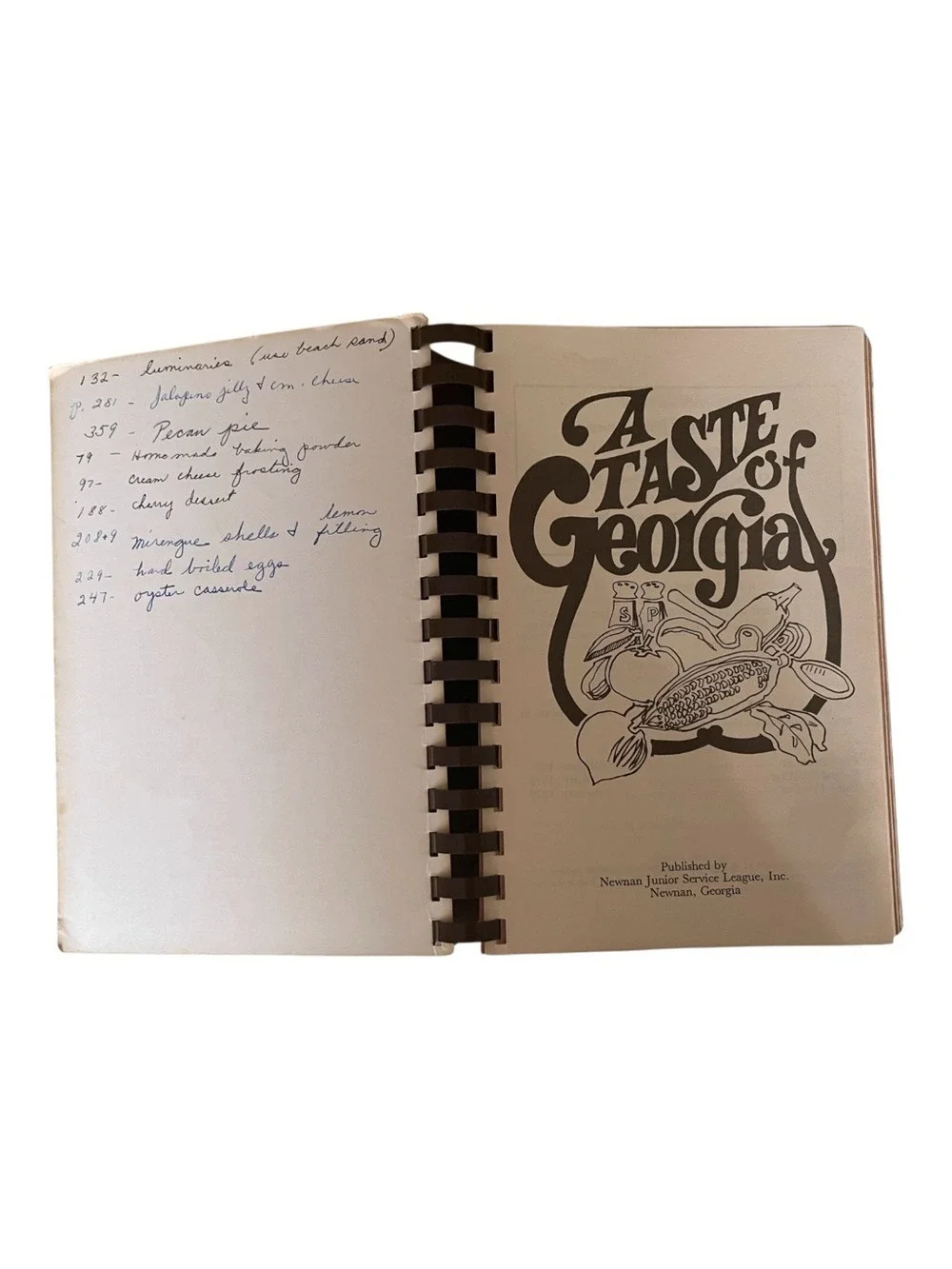 A Taste of Georgia Cookbook New an Junior Service League, Inc. February, 1979